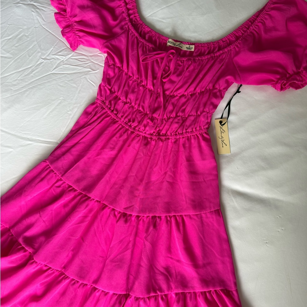 NWT! Liberty Love Fuchsia Mini Dress
